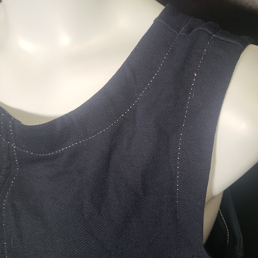 NWT Max Studio London Navy Blue White Stitch Sleep set Size XL - Picture 3 of 15